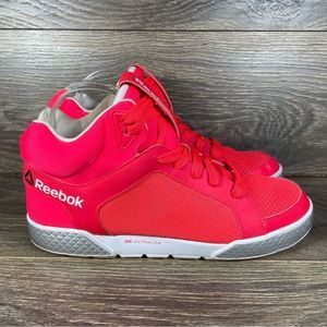 Reebok Women's Size 9 Dance Urtempo Mid 3.0 Red Sneakers